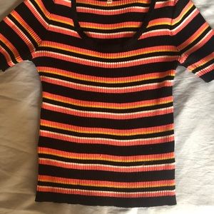 Multi color crop top